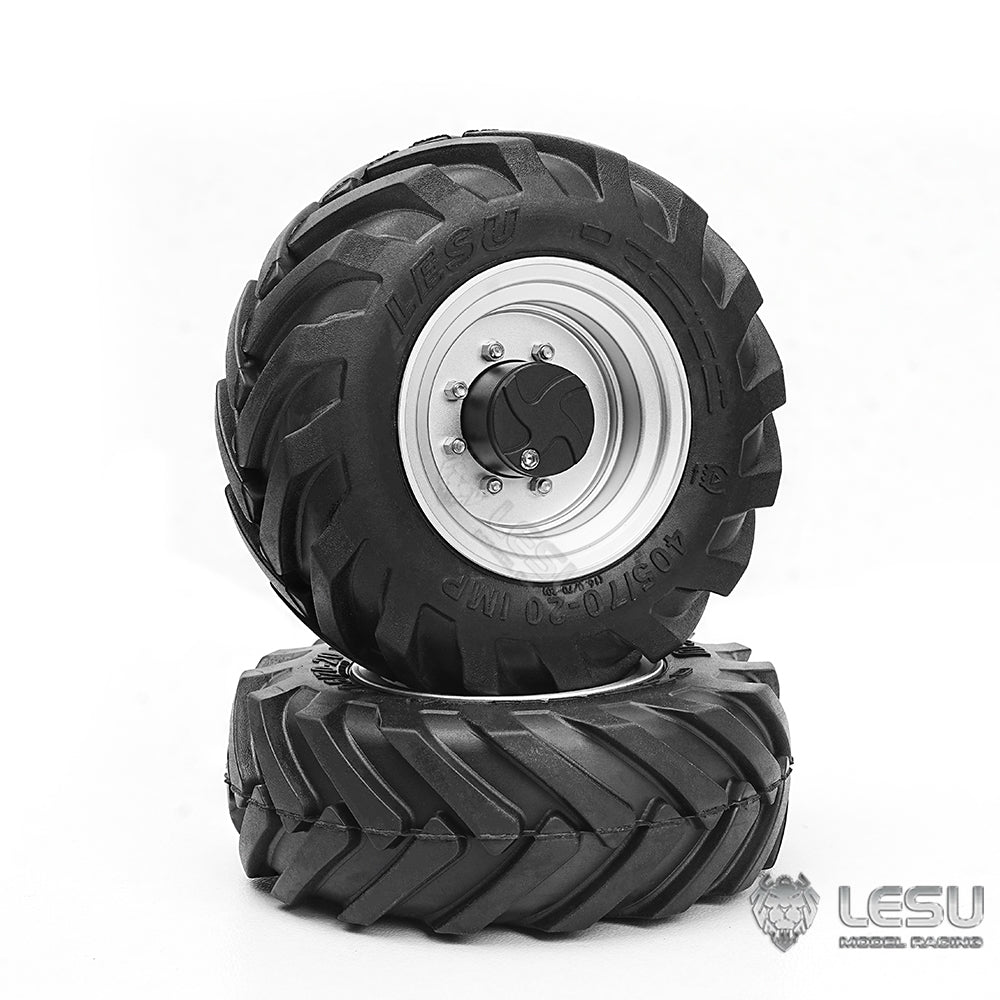 1/14 6MDX dump truck MCL8 loader AT1050 forklift tire wheel accessories set
