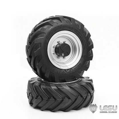 1/14 6MDX dump truck MCL8 loader AT1050 forklift tire wheel accessories set