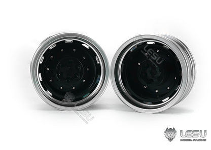 1/14 truck toy aluminum alloy CNC made front wheel hub W-2051 Tamiya tractor model accessories