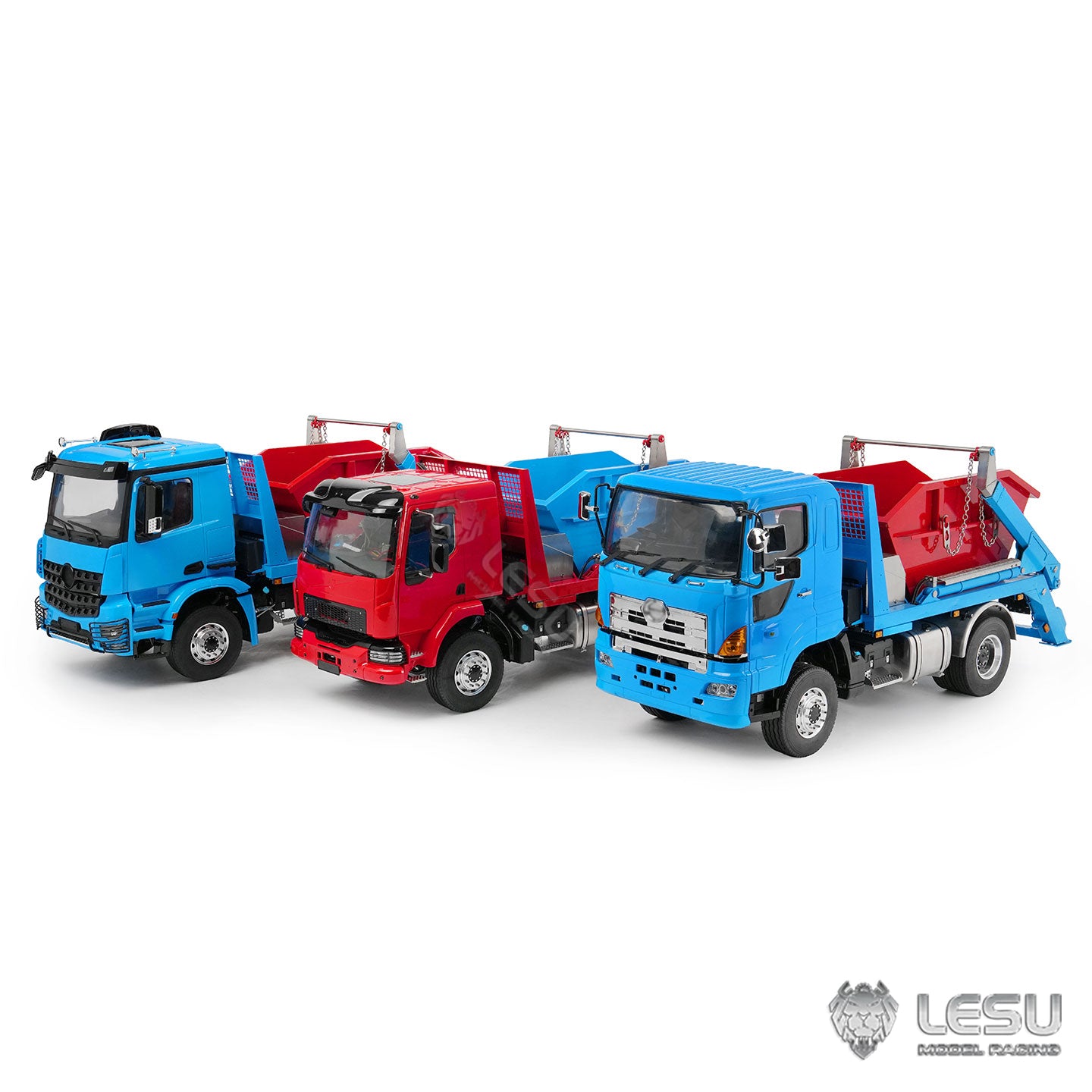 1/14 4×4 Hydraulic 4‑Spool Rocker‑Arm Tipper Truck, Integrated Welded Copper Tubing, LESU LS‑Z0067