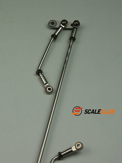 Scaleclub 1/14 8X8 8X4 heavy tractor truck with 1 front and 3 rear linkage steering rods
