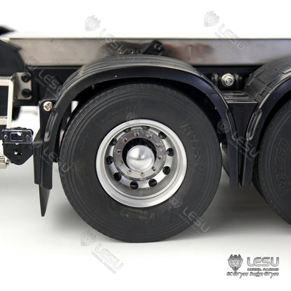 1/14 truck toy aluminum alloy front wheel hub wide tire W-2053 Tamiya tractor universal modified model accessories