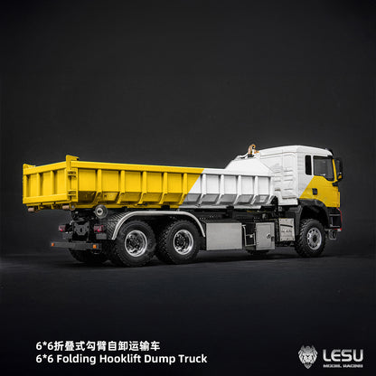 1/14 TGS 6×6 Folding Full‑Dump Roll‑Off Truck, 1‑Pump 5‑Spool Valve V2.0, LESU LS‑Z0102