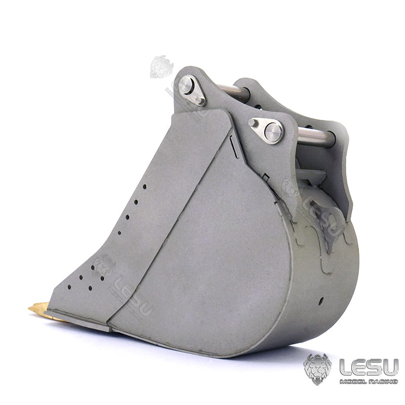 LESU 1/14 simulation hydraulic excavator PC360, wheel excavator, small short tail modified quick-release narrow bucket attachment