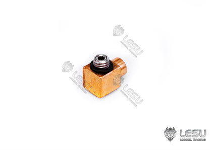 LESU engineering machinery model hydraulic components Y-1530 copper tube welding straight through bending excavator metal accessories