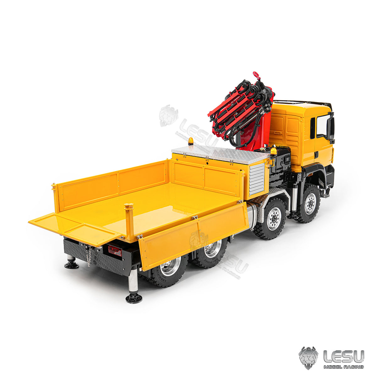 LESU 1/14 TGS 8x8 truck-mounted crane loader, can be equipped with a boom lift LS-Z0082 LESU