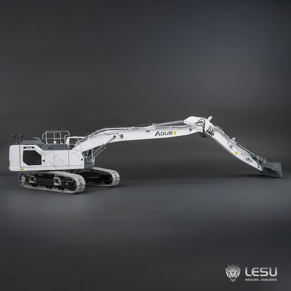 LESU 1/14 Engineering Remote Control Hydraulic Model CNC 7-way Directional Valve Aoue-945 Long Arm Excavator BA-B0034