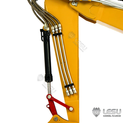 LESU 1/14 CAT 374F Heavy Excavator Remote Control Hydraulic Excavator Model Toy Full Metal Simulation Model