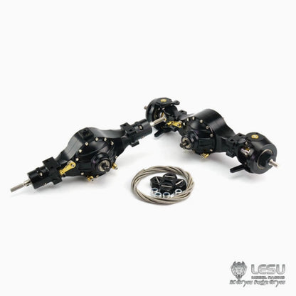 1/14 truck Tamiya tractor axle Q-900 series differential lock flange bridge mud army truck DIY model LESU
