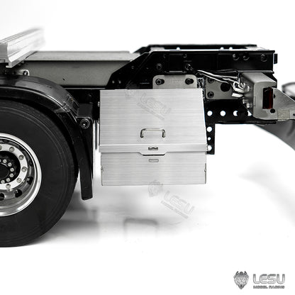 1/14 Truck Dump Truck Simulation Toolbox Openable G-6184-B Tractor Model LESU