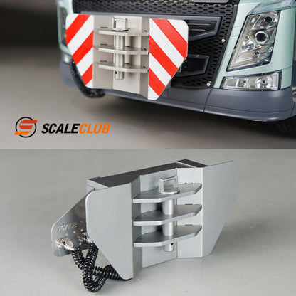 Scaleclub Model Euro Truck Style Metal Front Tow Hook for Tamiya FH16 1/14 RC Heavy Duty Towing Truck Model Toy Upgrade Parts