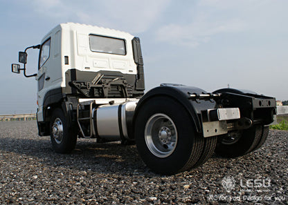 LESU 1/14 Tamiya model Hino tractor 4X2 metal chassis simulation remote control model toy