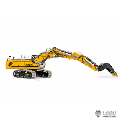 LESU 1/14 Hydraulic R956 Three-Section Arm Excavator Model BA-B0040 Motor-Driven Version Dual Pump 7-Valve