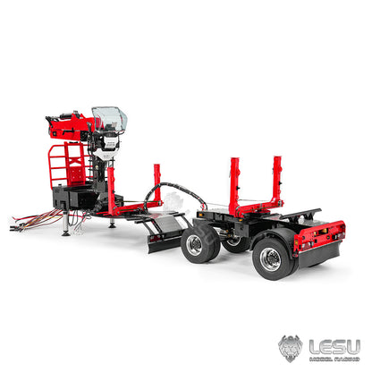 LESU 1/14 Truck-Mounted Log Grabber with Rotating Hydraulic Timber Crane - Simulation Engineering Vehicle LS-Z0073
