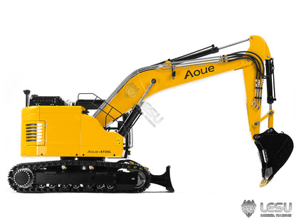 LESU 1/14 Aoue CX245 two-section boom short tail crawler excavator with front shovel 8-way valve