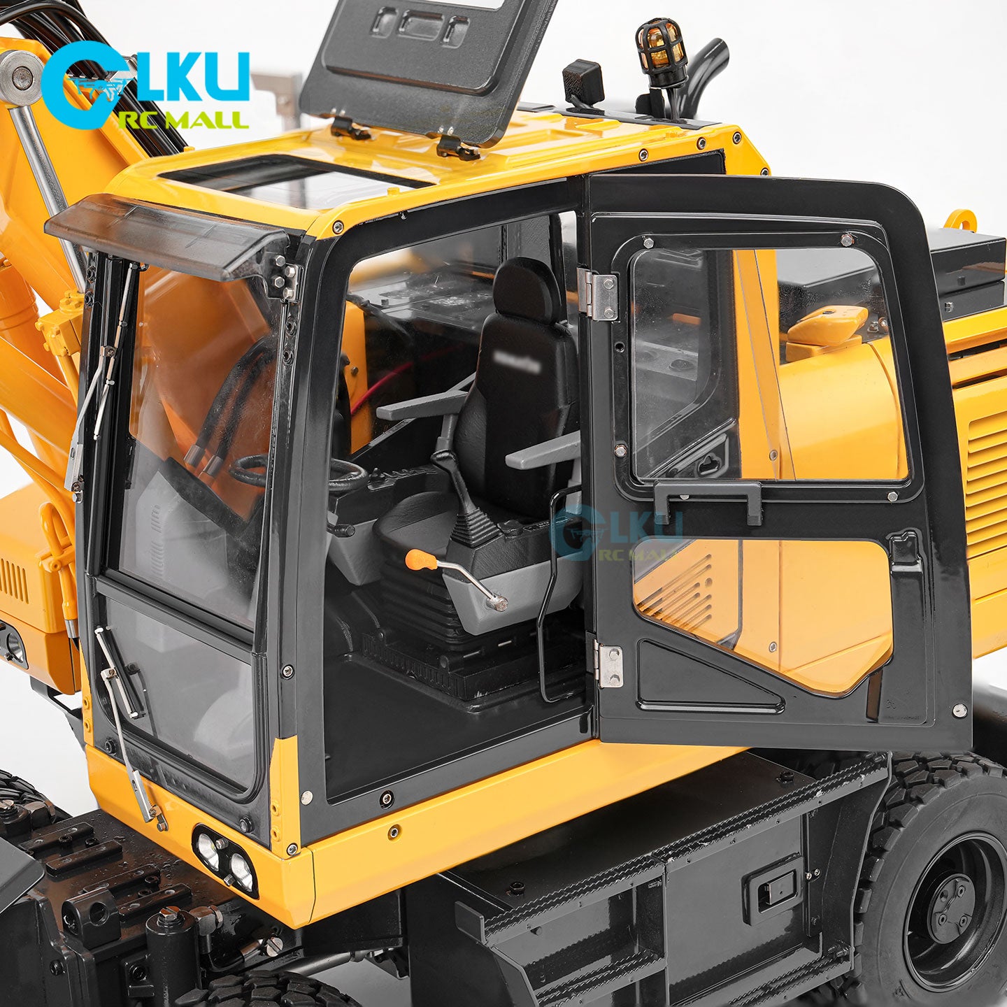DKMODEL 1/12 PW180 Wheeled RC Hydraulic Excavator