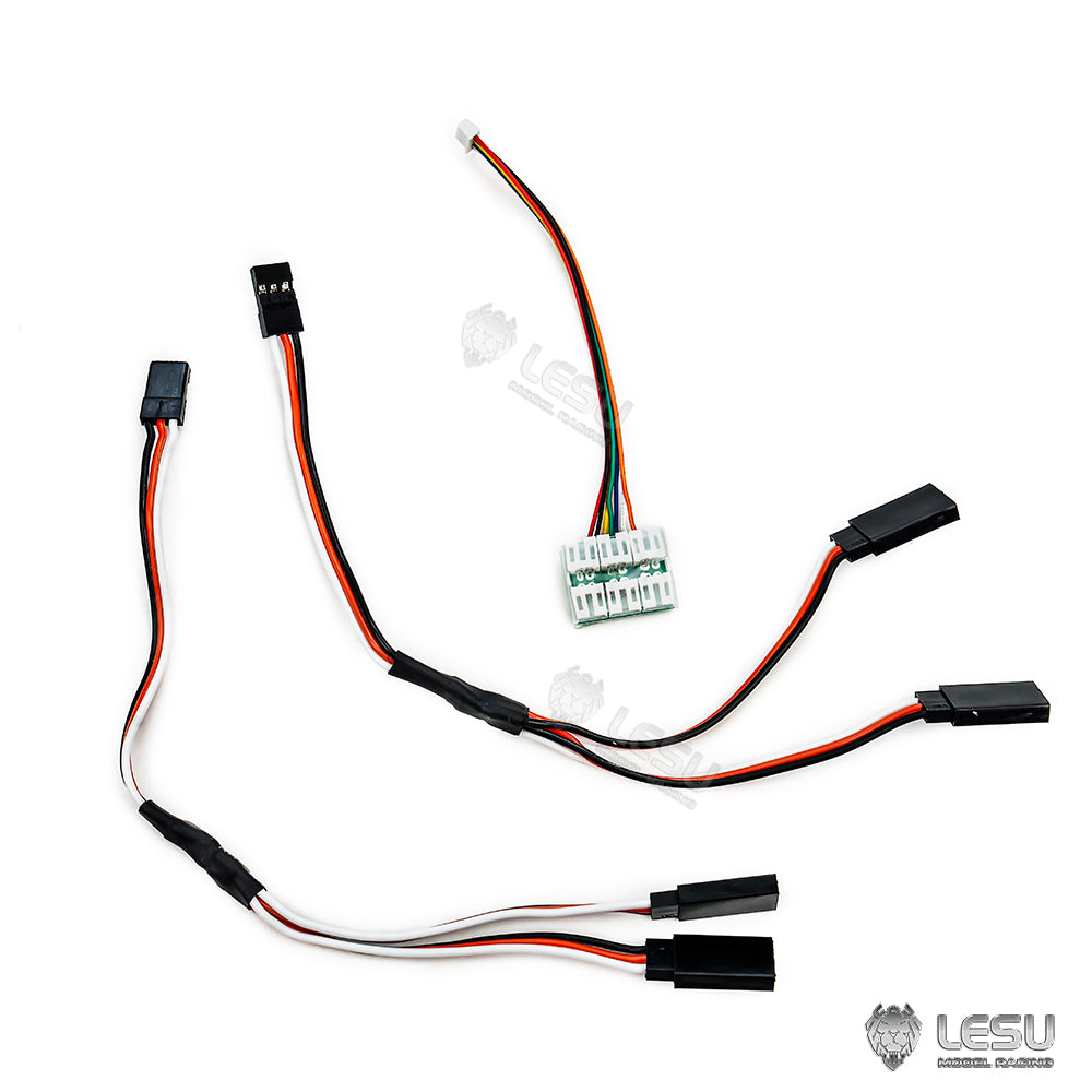 LESU 1/14 Truck Engineering Machinery Model Toy Electronic Equipment Kit EL-001 Light and Sound