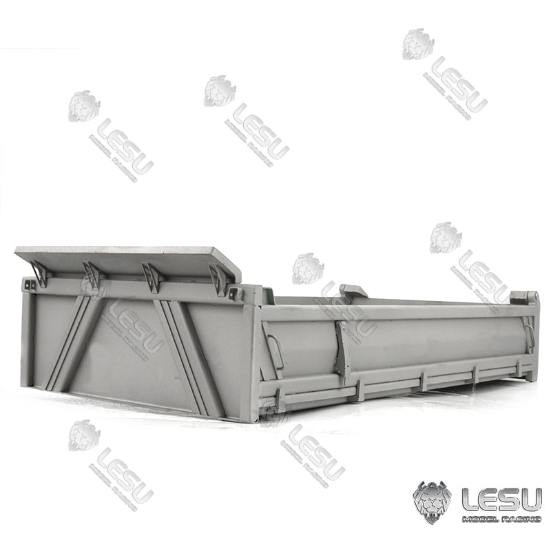 LESU 1/14 Tamiya Truck MAN TGS 4x4 Hydraulic Dump Truck Metal Truck Box