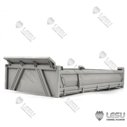 LESU 1/14 Tamiya Truck MAN TGS 4x4 Hydraulic Dump Truck Metal Truck Box