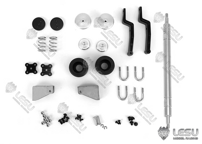 1/14 Truck Semi-trailer Airbag Suspension Non-powered Axle Set DIY Accessories