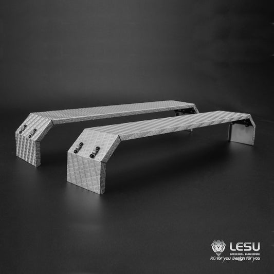 1/14 Truck Three-axle Fender LS-20160901-A-6 Stainless Steel Sand Plate Heavy Towing DIY Engineering Vehicle Model