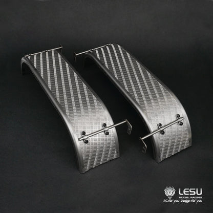 1/14 Truck Double Axle Fender S-1243 Rear Wheel Sand Plate Tamiya Mud Truck Dump Truck Model Accessories LESU