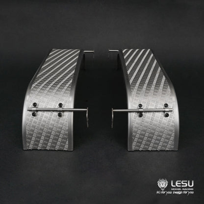 1/14 Truck Double Axle Fender S-1243 Rear Wheel Sand Plate Tamiya Mud Truck Dump Truck Model Accessories LESU
