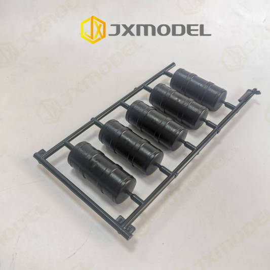 JXmodel 1/14 tractor truck dump truck MAN F2000 plastic decorative gas tank