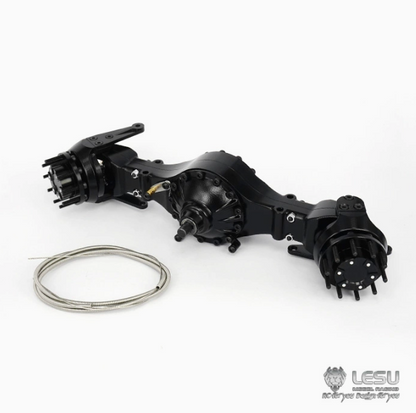 1/14 truck Tamiya tractor axle Q911 series differential lock mud axle model LESU