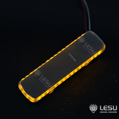 S-1311-B -RB for Tamiya 1/14 RC Truck LESU LED Red Blue Yellow Variable Mode Metal Engineering Vehicle Warning Light Parts