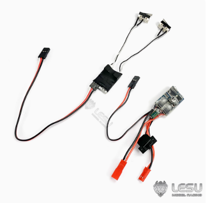 1/14 engineering machinery model toy brushed electric motor limit switch device modified LESU model
