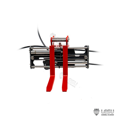 LESU 1/14 Engineering Hydraulic Metal Excavator Remote Control Model LESU Excavator Exclusive Hydraulic 270 Degree Rotating Fork AT-C0041