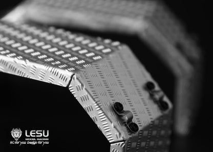 1/14 Truck Tamiya Tractor Sand Plate LS-20160901-A2 Mud Dump Truck Stainless Steel Front Wheel Fender