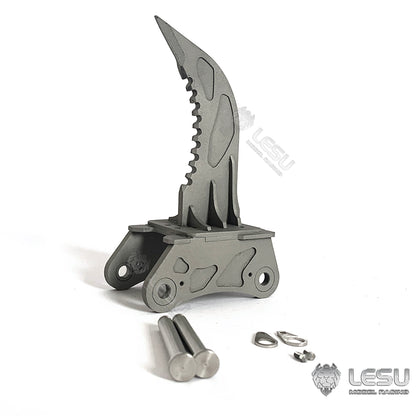 LESU 1/14 Engineering Machinery Model Excavator ET35 Modified Quick Release Straight Blade Ripper Attachment