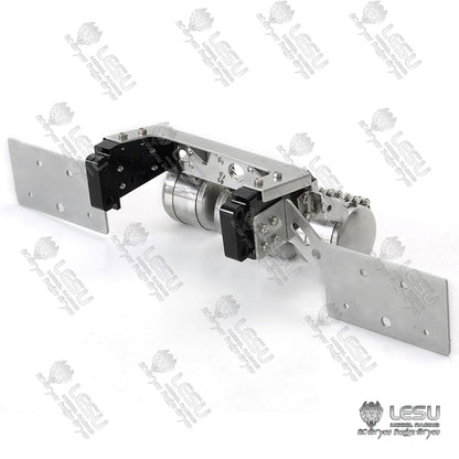 Tamiya tractor toy tail beam tail light rack three gas tank set L-1030 1/14 truck universal modified LESU