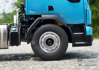 LESU 1/14 Tamiya truck model toy Volvo two-axle tractor LS-Z0029 metal chassis Tamiya