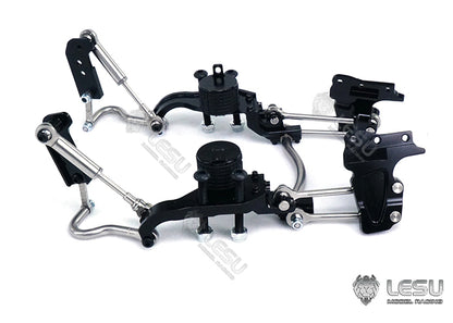 1/14 simulation truck model Tamiya modified accessories X-8022-B steering axle shock absorber airbag suspension LESU