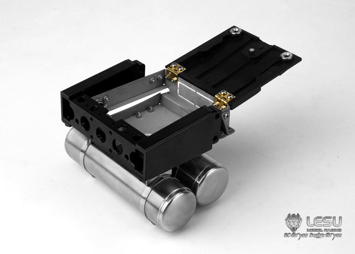 1/14 truck toy battery box gas tank tail beam light stand set L-1027 Tamiya tractor universal DIY modification