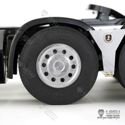1/14 Truck Toy Aluminum Alloy Rear Wheel Hub W-2054 Tamiya Tractor Universal Modification Accessories LESU Model