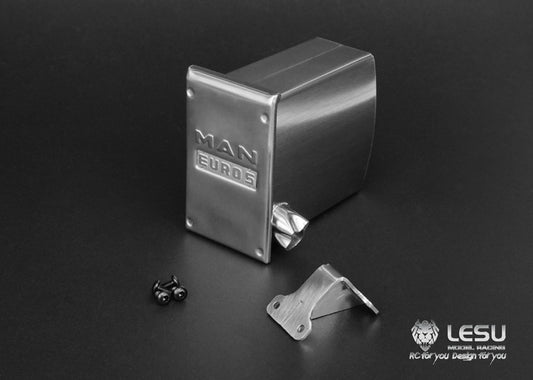 1/14 truck simulation exhaust tank G-6141 decorative parts model accessories can be opened Tamiya tractor LESU
