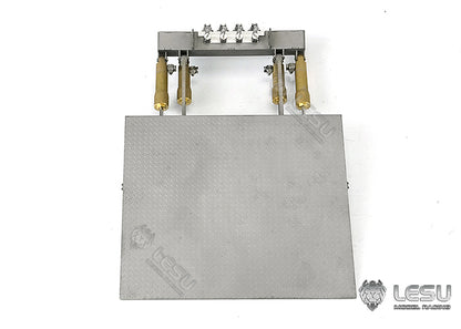 LESU 1/14 Tamiya Truck Toy Model Container DIY Modified Hydraulic Metal Tail Plate Two-way Reversing Valve LS-20161103