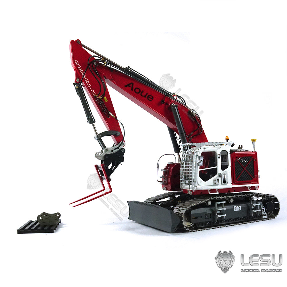 LESU 1/14 Engineering Machinery Model Excavator ET35 Modified Quick Change Fork Attachment