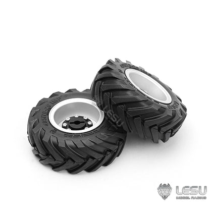 1/14 6MDX dump truck MCL8 loader AT1050 forklift tire wheel accessories set