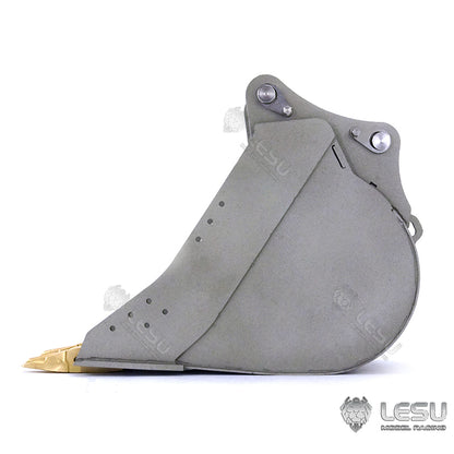 LESU 1/14 simulation hydraulic excavator PC360, wheel excavator, small short tail modified quick-release narrow bucket attachment