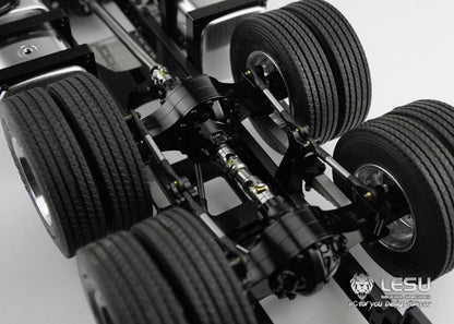 LESU 1/14 Tamiya benz1851 3363 tractor truck 6X4 metal chassis remote control model truck modification
