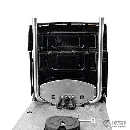 LESU1/14 Tamiya tractor truck DIY modified car model exhaust pipe assembly double hole chimney