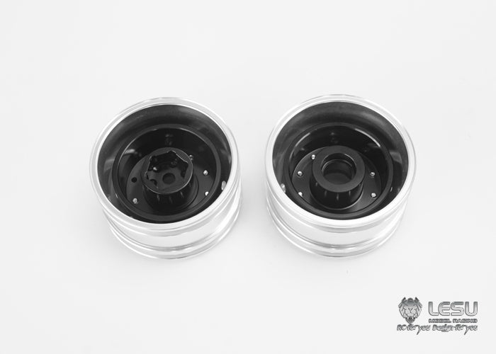 1/14 truck model toy aluminum alloy front wheel hub W-2049 Tamiya tractor LESU