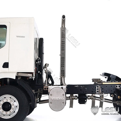 Tamiya 1/14 truck model toy mud head FE/VM metal exhaust tank G-6110 modified LESU