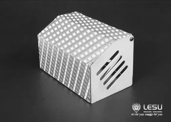 Fully unloaded roll-on/roll-off vehicle two-position reversing valve tool box Tamiya 1/14 tractor simulation decorative parts mud head DIY model