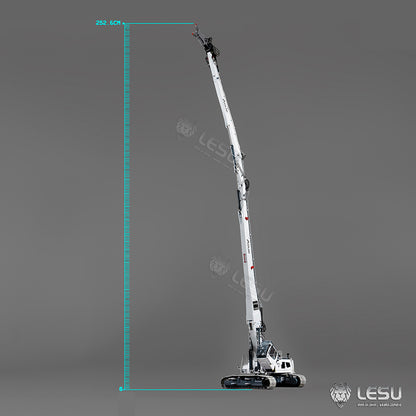 LESU 1/14 Fully Hydraulic Remote Control Model Simulation Excavator Aoue-LR960 Demolition Machine Excavator